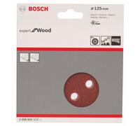 BOSCH Papel de lija C430, 6 piezas 125 mm, 60; 120; 240 2608605112
