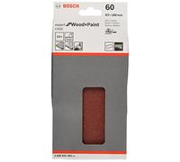 Bosch 2 608 605 303 - Juego de 10 hojas lijadoras (93 x 186 mm, 60)