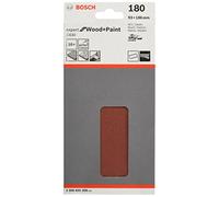 Bosch 2 608 605 308 - Juego de 10 hojas lijadoras (93 x 186 mm, 180)