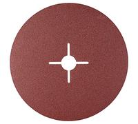 Bosch 2 608 605 487 - Disco lijador de fibra para amoladora angular, corindón - 180 mm, 22 mm, 80 (pack de 1)