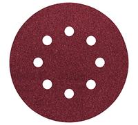 Bosch Hojas de lija 2 608 605 643 – 125 mm – Grano 120 – Paquete de 5