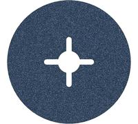 Bosch 2 608 606 735 - Disco lijador de fibra para amoladora angular, corindón de circonio - 125 mm, 22 mm, 100 (pack de 1)
