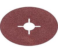 Bosch 2 608 607 250 - Disco lijador de fibra para amoladora angular, corindón - 125 mm, 22 mm, 36 (pack de 1)