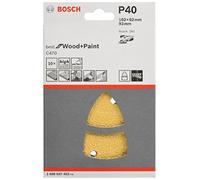 Bosch 2 608 607 402 - Juego de hojas lijadoras, 10 piezas - 102 x 62, 93 mm, 40 (pack de 10)