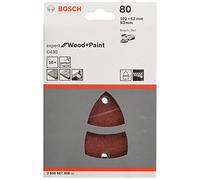 Bosch Hojas lijadoras 2 608 607 408 – Juego de 10 hojas (102 x 62, 93 mm, 80)