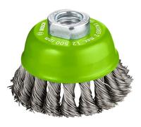 Bosch Cepillo, Acero Inox,Trenzado Alambre, 75MM, 0,5 MM, 12500U / Mínimo, M 14