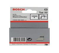 Bosch 2 609 200 205 - Grapa de alambre plano tipo 52-12,3 x 1,25 x 8 mm (pack de 1000)