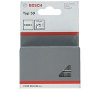Bosch 2 609 200 242 - Grapa de alambre fino tipo 59-10,6 x 0,72 x 12 mm (pack de 1000)