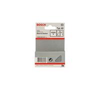 Bosch 2 609 200 247 - Pack de 1000 clavijas de grapadora tipo 49 (2,8 x 1,65 x 25 mm)