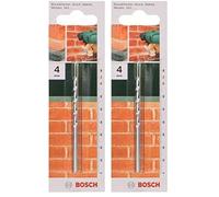 Bosch 2 609 255 420 - Broca para piedra según la norma ISO 5468 (Paquete de 2)