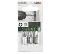 Bosch 2 609 255 964 - Juego estándar de puntas de destornillador de 3 piezas (PH) (pack de 3)