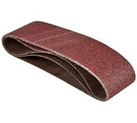 Bosch 2 609 256 182 - Juego de hojas de lija de 3 piezas para lijadora minibanda de Bosch, calidad roja (pack de 3)