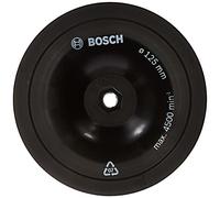 Bosch 2 609 256 281 - Plato lijador para taladradoras, 125 mm, con sistema de sujeción
