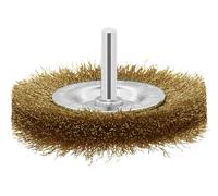 Bosch 2 609 256 519 - Cepillos de disco para taladradoras, alambre ondulado, latonado, 75 mm