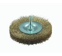 Bosch 2 609 256 529 - Cepillos de disco para taladradoras, alambre ondulado, latonado, 75 mm