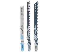 Bosch 2 609 256 741 - Juego de hojas de sierra de calar de 3 piezas vástago en T (pack de 3)