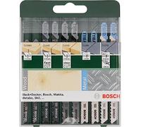 Bosch 2 609 256 746 - Juego de hojas de sierra de calar de 10 piezas vástago en T