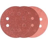 Bosch 2 609 256 A28 - Juego de hojas de lija de 6 piezas para lijadora excéntrica
