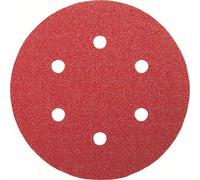 Bosch 2 609 256 A35 - Juego de hojas de lija de 6 piezas para lijadora excéntrica