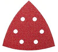 Bosch 2 609 256 A50 - Juego de hojas de lija de 5 piezas para lijadora Delta