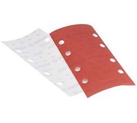 Bosch 2 609 256 A85 - Juego de hojas de lija de 10 piezas para lijadora orbital