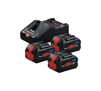 Pack 3 Baterías BOSCH ProCore 18V 8.0Ah + Cargador BOSCH GAL 18V-160