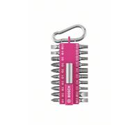 Bosch 21-teiliges Kit Brocas Atornillar Con Snap-Hook, Fucsia, Ausstellerversion