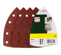 Bosch 25 Abrasivos de Velcro para Multi-lijadora, Grano 40-180