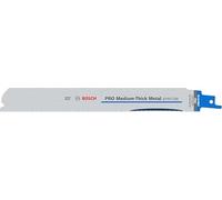 Bosch 25 hojas de sierra sable PRO Medium-Thick Metal S1137BEF precise (para tubos y perfiles de metal, metales no ferrosos, longitud 225 mm, accesorio profesional sierra de sable)