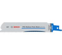 Bosch 25 hojas de sierra sable PRO Medium-Thick Metal S937BEF precise (para tubos y perfiles de metal, metales no ferrosos, longitud 150 mm, accesorio profesional sierra de sable)