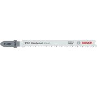 Bosch 25x Hoja de sierra de calar PRO Hardwood clean T101BF | para Madera dura, Tablero de fibra de densidad media, Longitud 100 mm, Professional Accesorios Sierra de calar