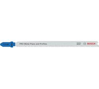 Bosch 25x Hoja de sierra de calar PRO Metal Pipes and Profiles T321BF | para Tubos y perfiles metálicos, Láminas de acero, Longitud 132 mm, Professional Accesorios Sierra de calar