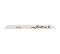 Bosch 25x Hoja de sierra sable Multi Material flexible S1122VF | para Madera con clavos duros, Aglomerado, Longitud 225 mm, Professional Accesorios Sierra sable