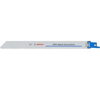 Bosch 25x Hoja de sierra sable PRO Metal S1125VF Demolition | para Tubos y perfiles metálicos, Metales no ferrosos, Longitud 225 mm, Professional Accesorios Sierra sable