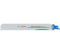 Bosch 25x Hoja de sierra sable PRO Thick Metal S1137HBF Precise | para Tubos y perfiles metálicos, Metales no ferrosos, Longitud 225 mm, Professional Accesorios Sierra sable