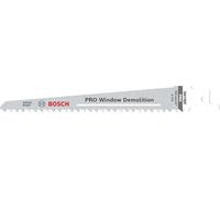 Bosch 25x Hoja de sierra sable PRO Window S611DF Demolition | para Madera con clavos, Aluminio, Longitud 150 mm, Professional Accesorios Sierra sable