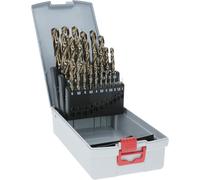 Bosch 25x Set de brocas PRO Stainless Steel HSS-Co | para Acero, Acero inoxidable, Ø 1-13,00 mm, Accesorios Taladro/atornilladores perforadores