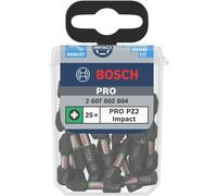 Bosch - Atornillar impacto_Caja Tic-Tac 25 puntas Impact Pz2 25mm