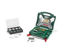 BOSCH 2607017523 - Maletín X-line con 50 unidades para taladrar y atornillar + set de fijación con 173 unidades valorado en 9,95 euros.