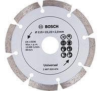 Bosch 2607019474 - Disco de diamante para materiales de construcción (diámetro de 115 mm)