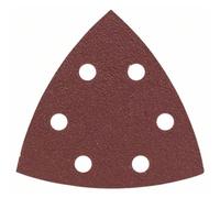 Bosch 2607019489 - Paquete de 25 lijas para lijadoras Delta (93 mm, grano 80)