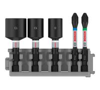Bosch 2608522350 Impacto Control Destornillador Y Aprieta-Tuercas Juego (5 Pieza