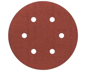 Bosch 2608605721 Hoja de Lija, 150 mm, Set de 5 Piezas