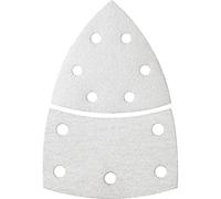 Bosch 2608607408 Delta Lija Hook & Loop Perf. 80 Grano 102x62.93mm Madera 10pk