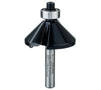 Bosch 2608628416 - Broca de 2 estrías y carburo de tungsteno para bisel laminado, 45°