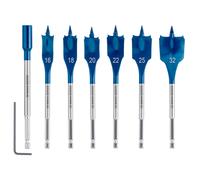 Bosch 2608900334 Experto Autocorte Velocidad Broca Plana Set Con Hex Mango (7