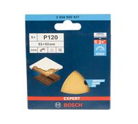 Bosch 2608900827 Delta Lija Hook & Loop Perforada 120 Grano 93mm Madera 5pk