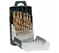 BOSCH 2609255136 - Set de bricolaje: 25 brocas HSS Titanio: Gripbox
