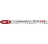 Bosch 2x Hoja de sierra de calar PRO Plastics PMMA clean T102BF (para Plásticos, Plásticos, Longitud 92 mm, Professional Accesorios Sierra de calar)