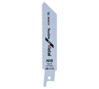 Bosch 2x Hoja de sierra sable Medium-Thick Metal S522BF | para Láminas de acero, Metales no ferrosos, Longitud 100 mm, Professional Accesorios Sierra sable